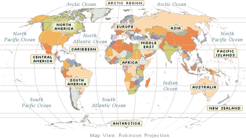 Wereldkaart worksheets bekijken reference met area namen Wereldkaart geography